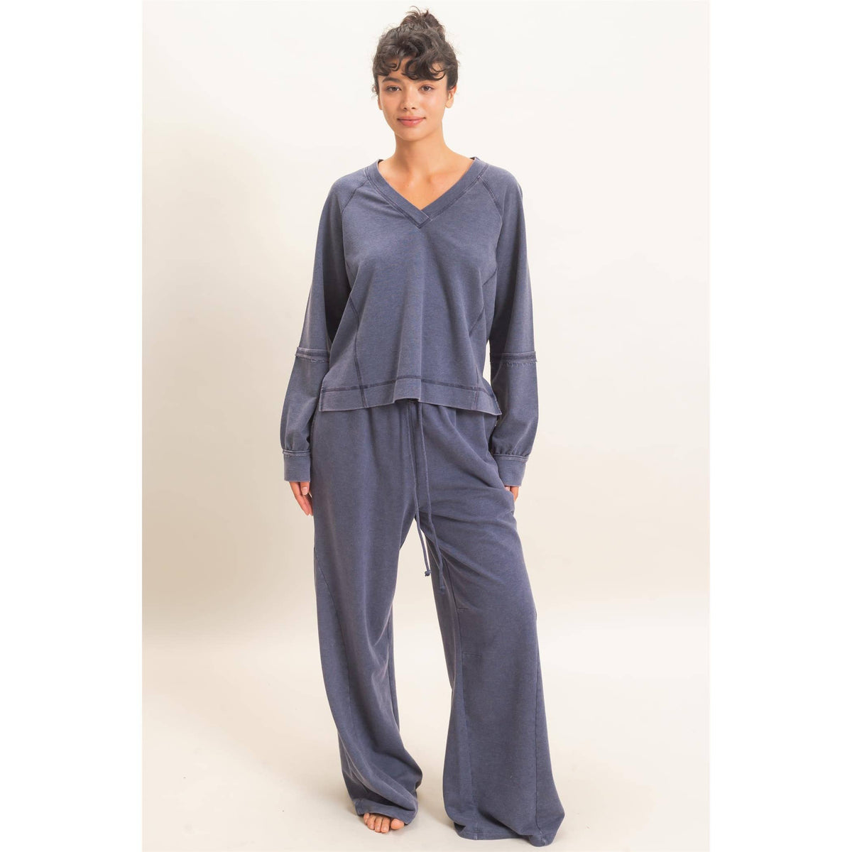 Emma Wide Leg Sweatpant