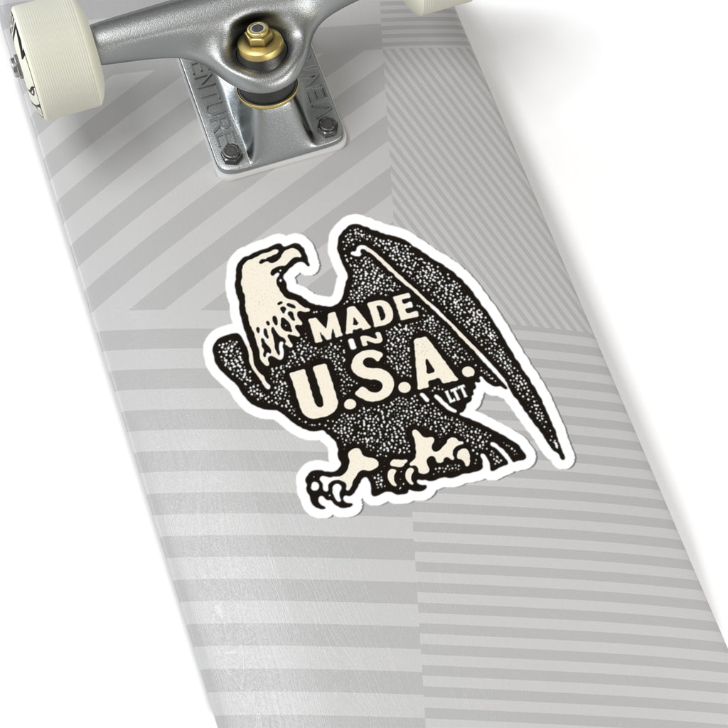 Made in U.S.A. Eagle Sticker