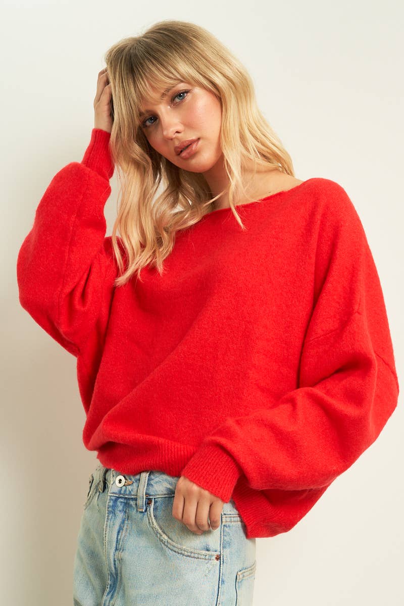 Olivia off the shoulder Sweater