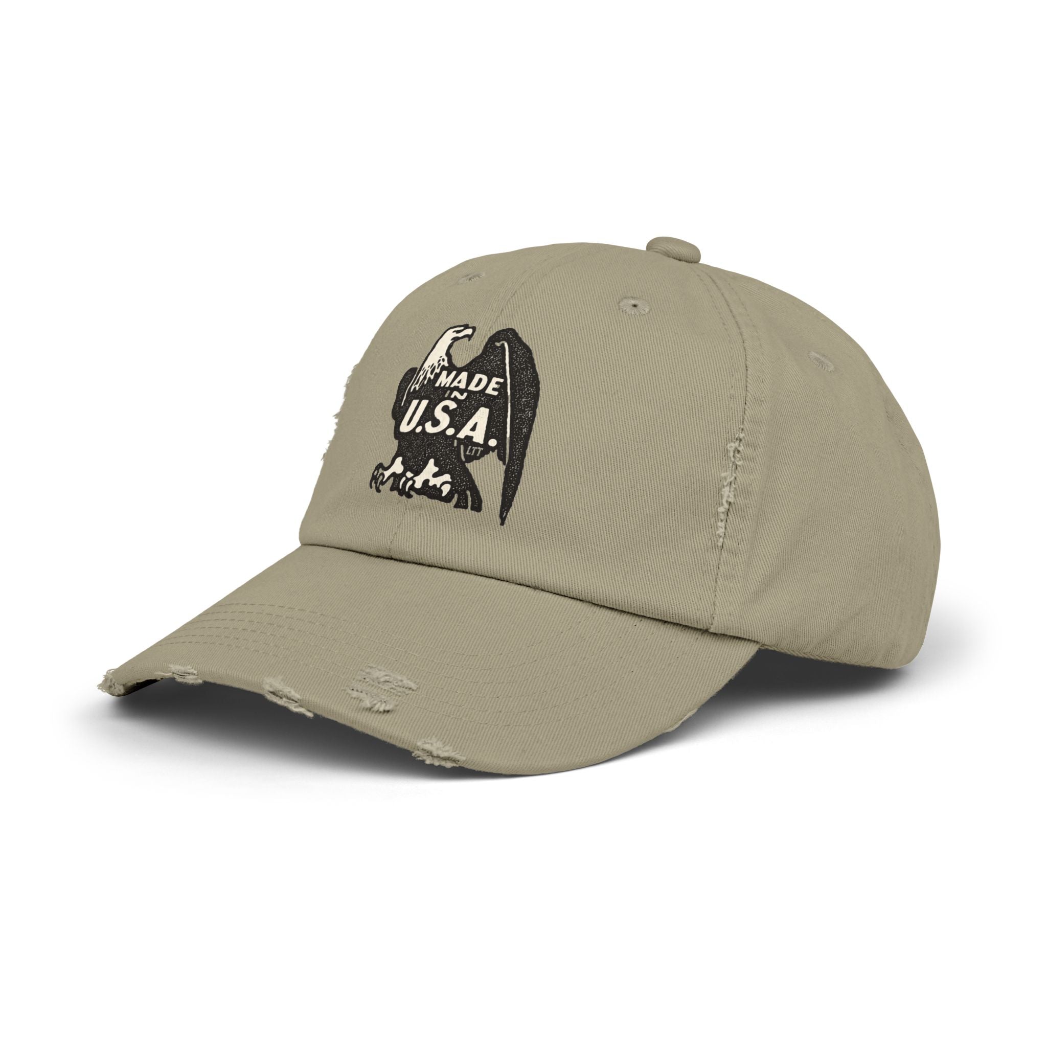 American Made Eagle Distressed Baseball Cap