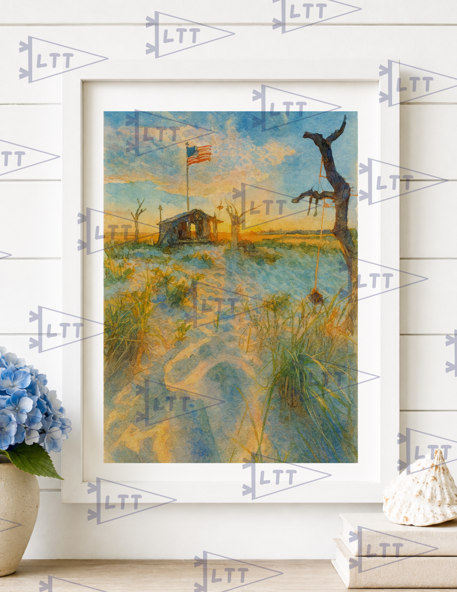 Nauset Shack Print and card