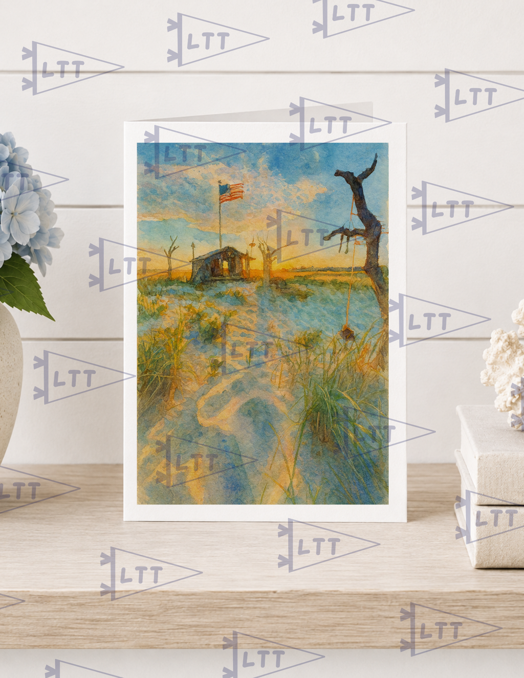 Nauset Shack Print and card