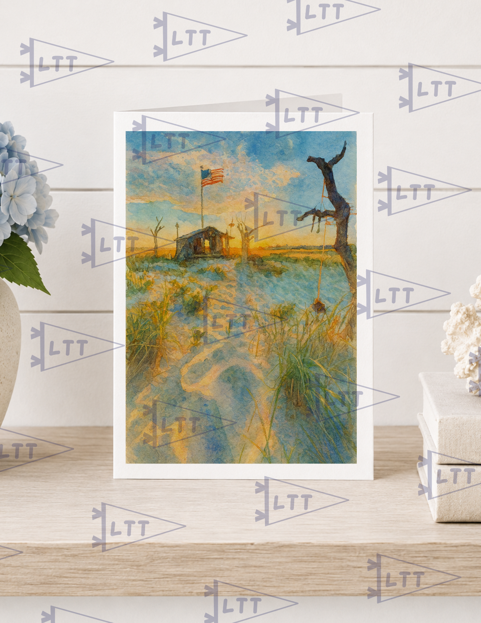 Nauset Shack Print and card