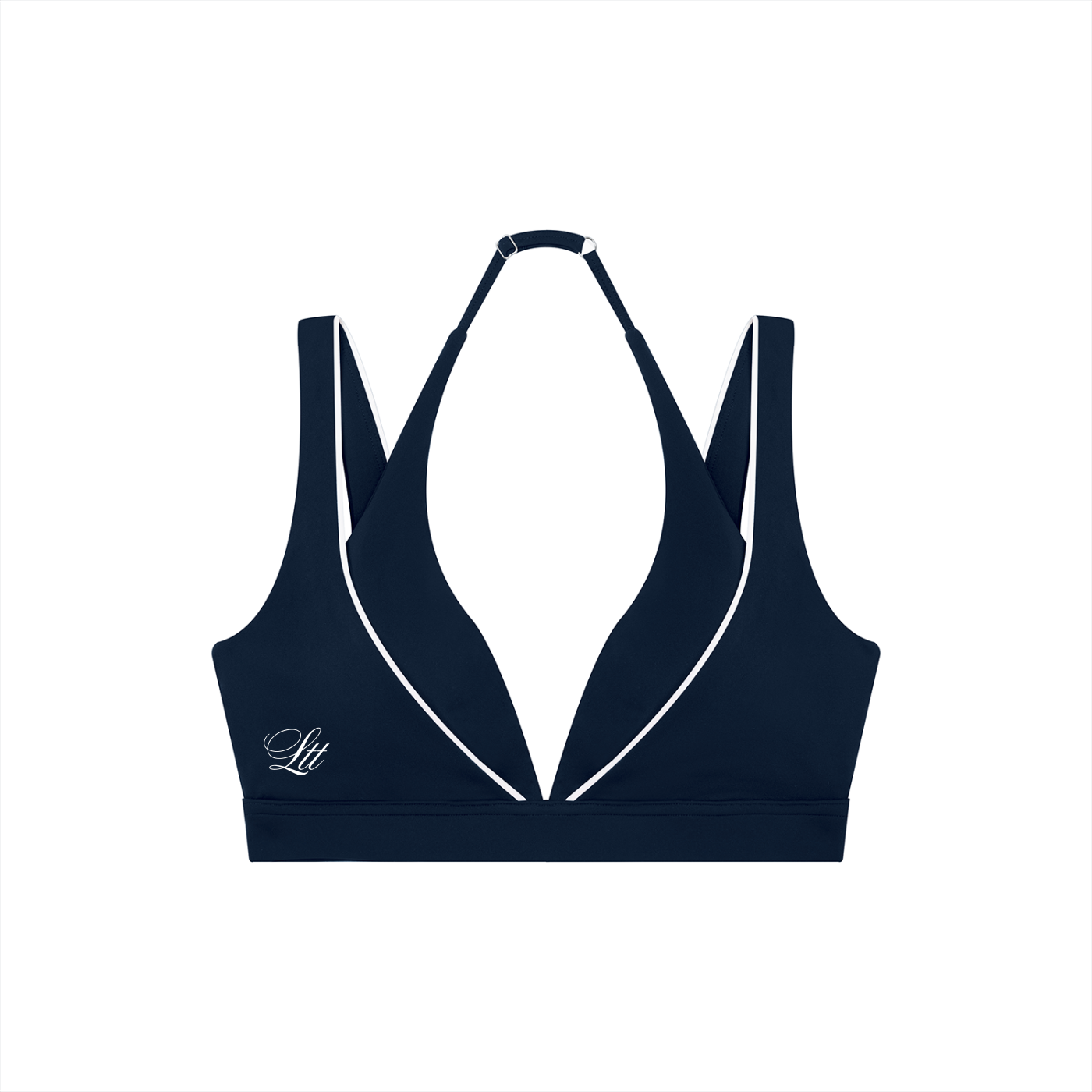 Portside V-neck Halter sports bra