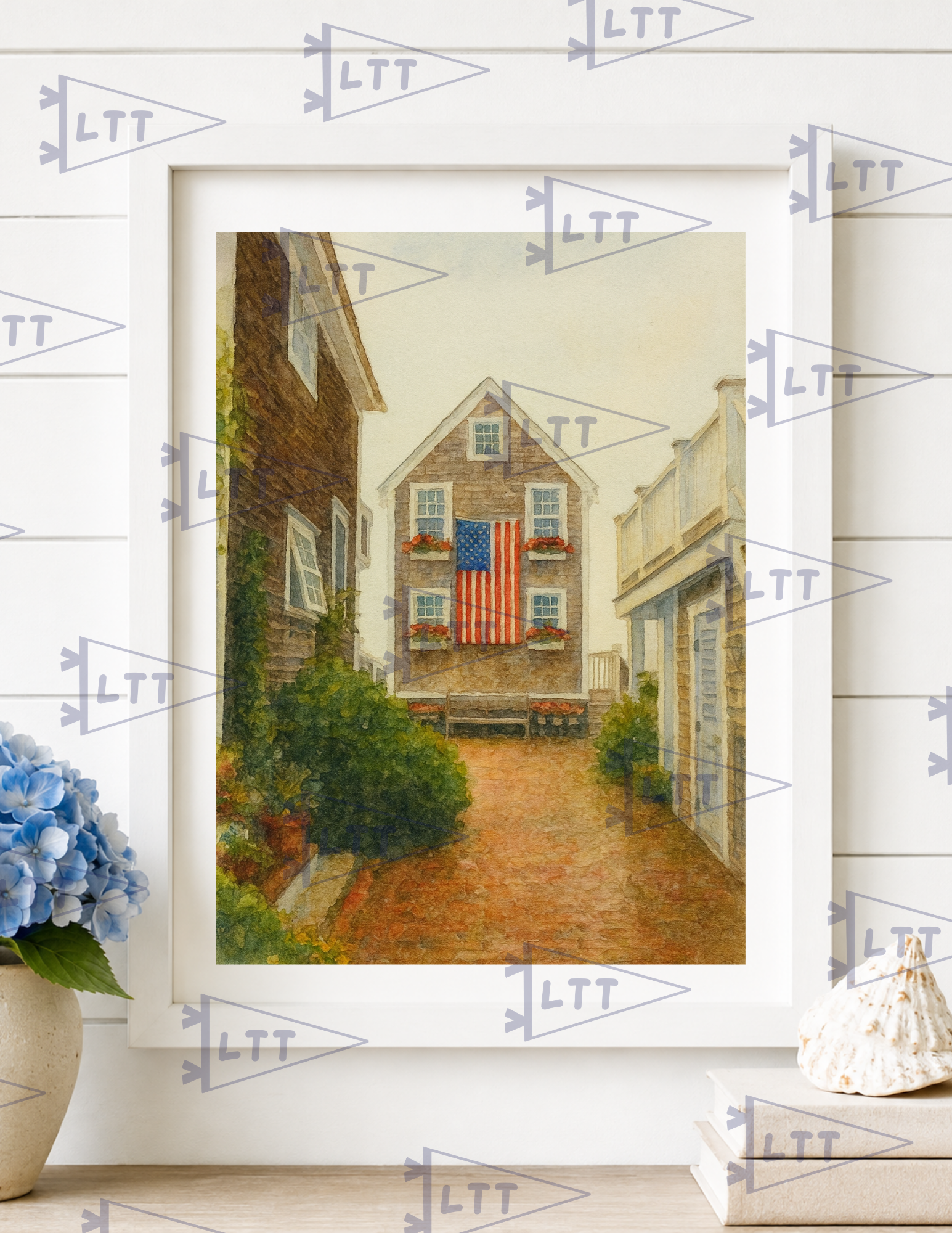 Ptown House Print and card