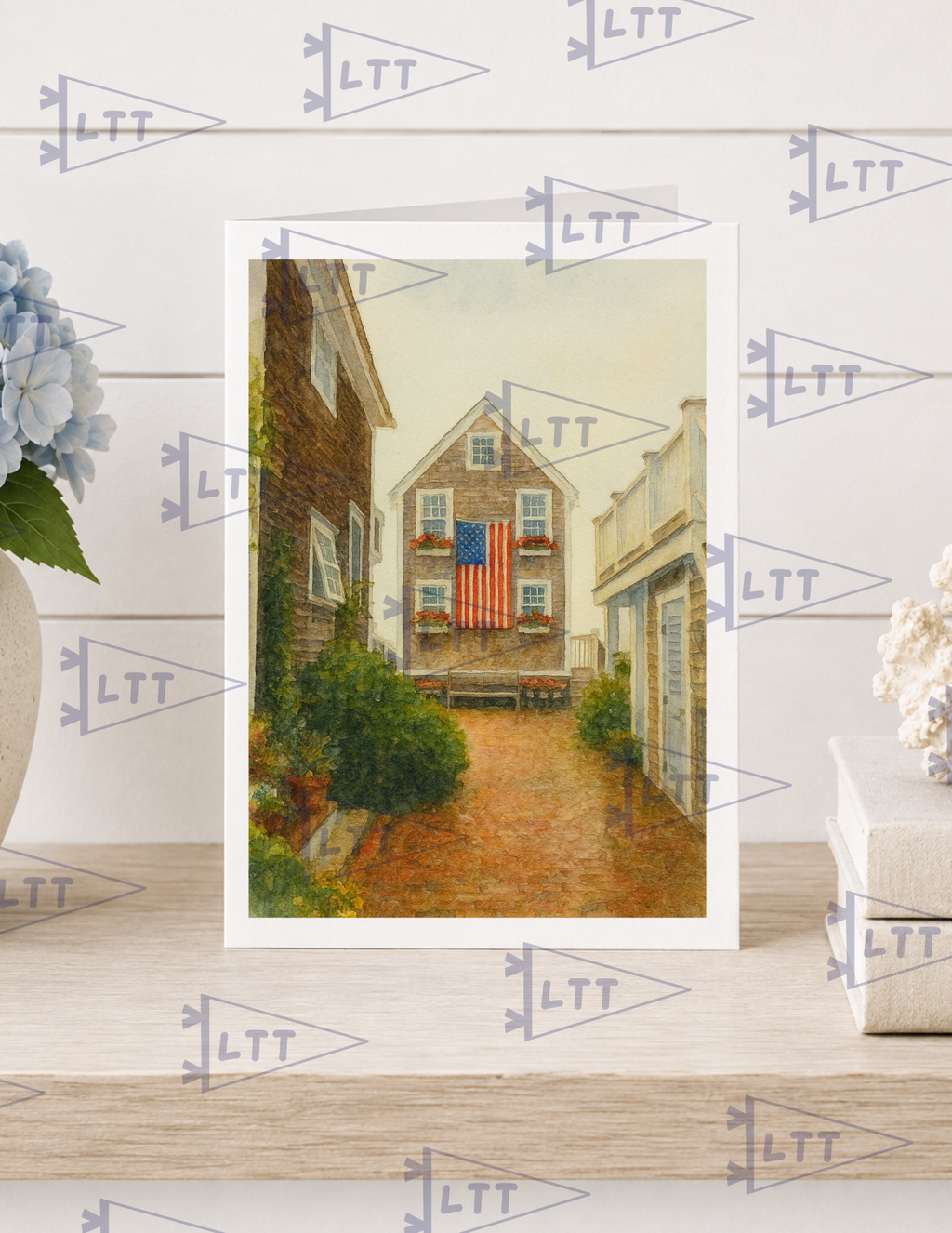 Ptown House Print and card