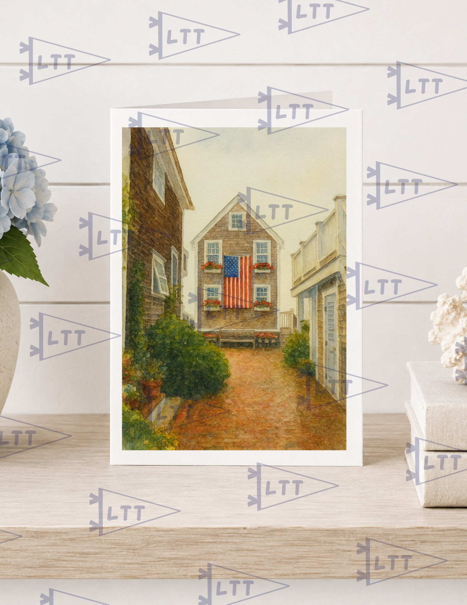 Ptown House Print and card