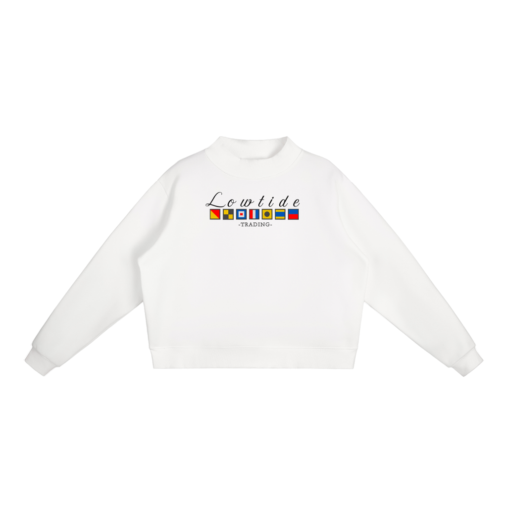 Low tide Flags Mock neck sweatshirt (PRE-ORDER)