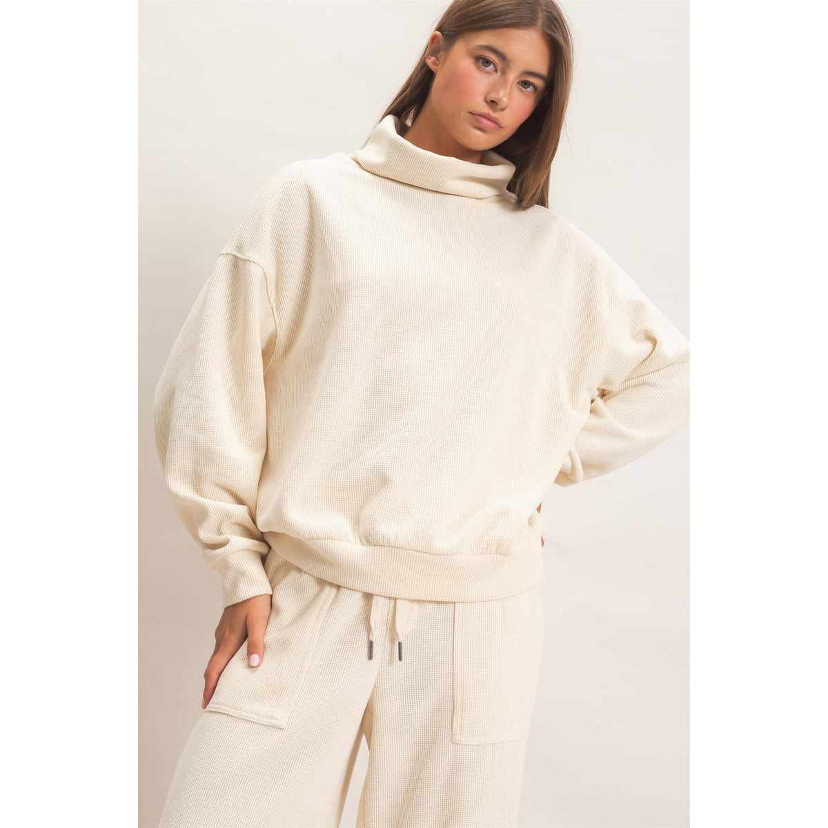 Mock neck Sweatshirt