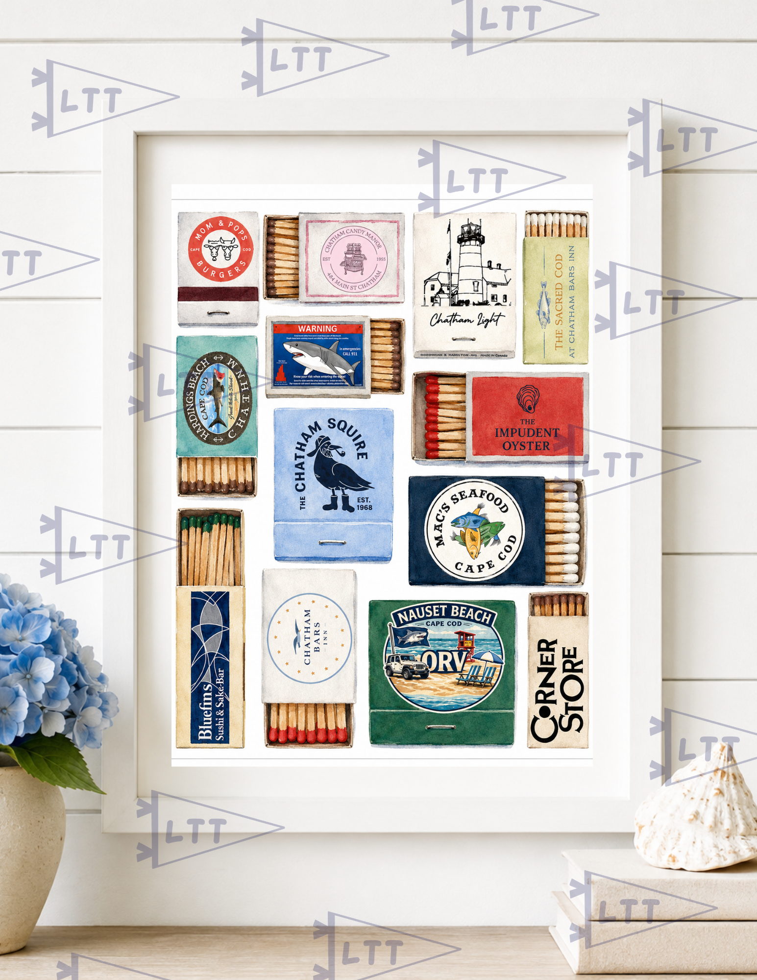 Chatham Matchbox print and card