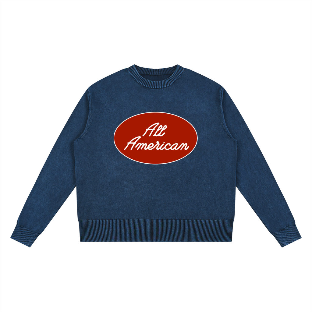 Mineral Wash Oversized Sweater