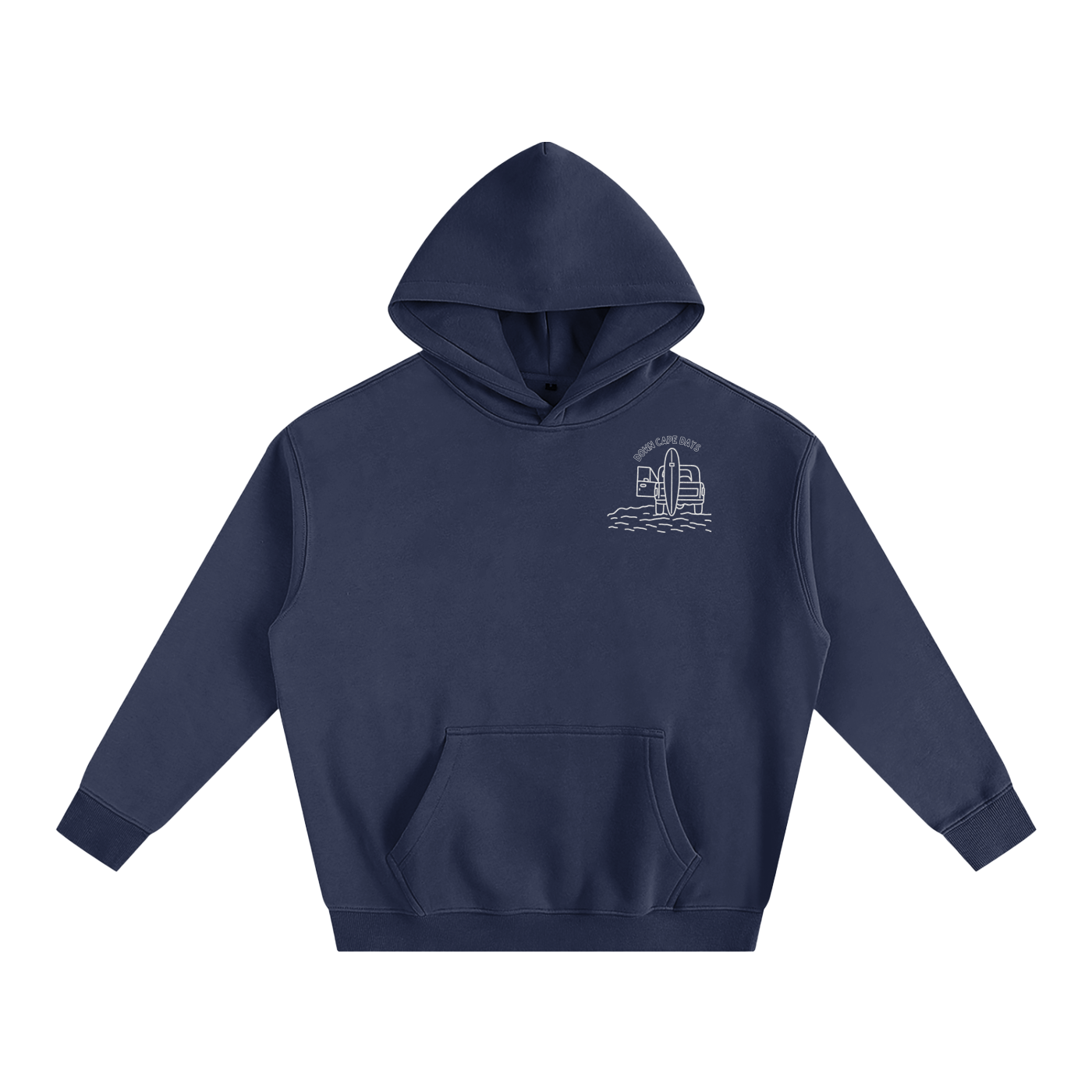 Down Cape Days- Oversized Fleece Hoodie
