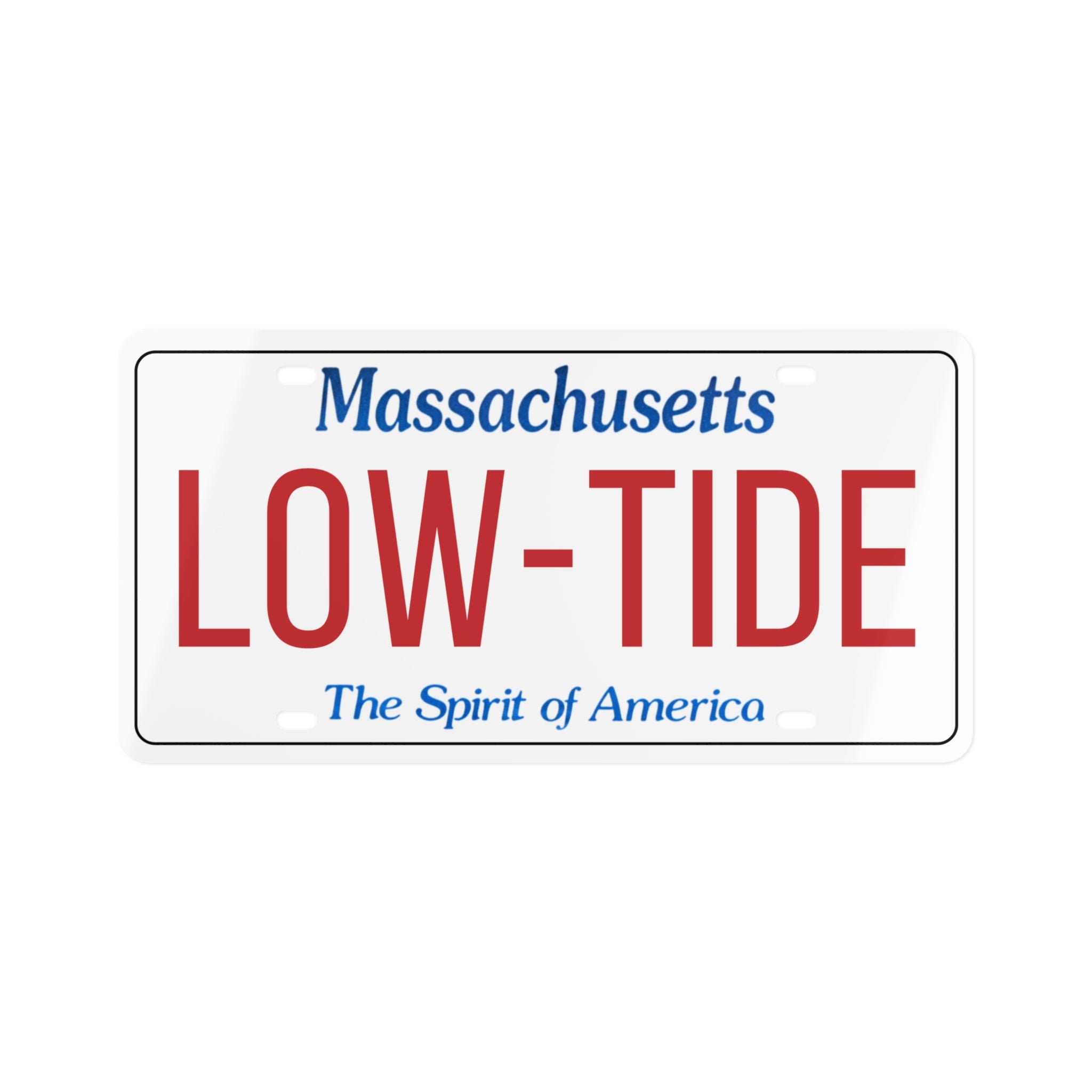 Low Tide License Plate Wall art