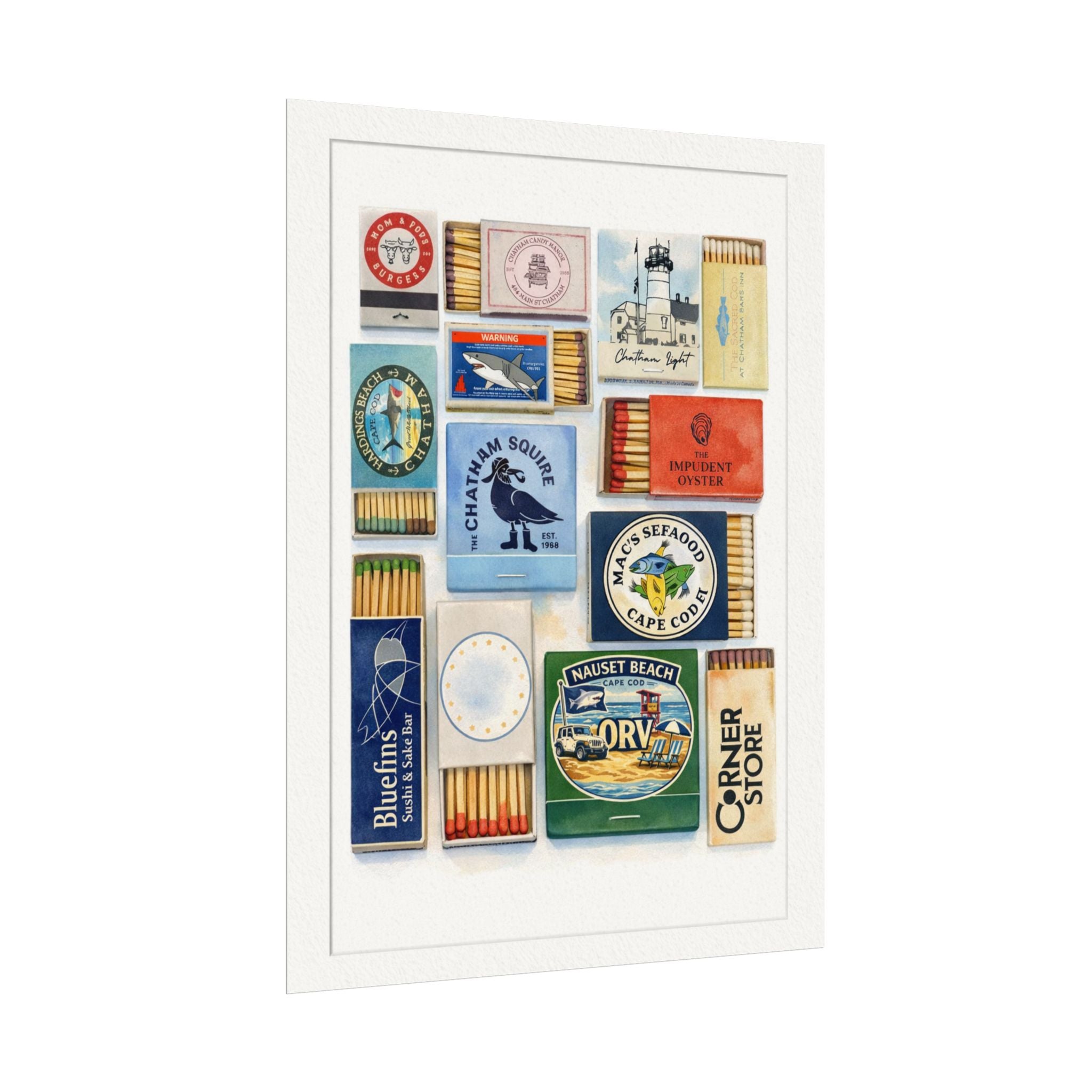 Chatham, MA - Matchbox print