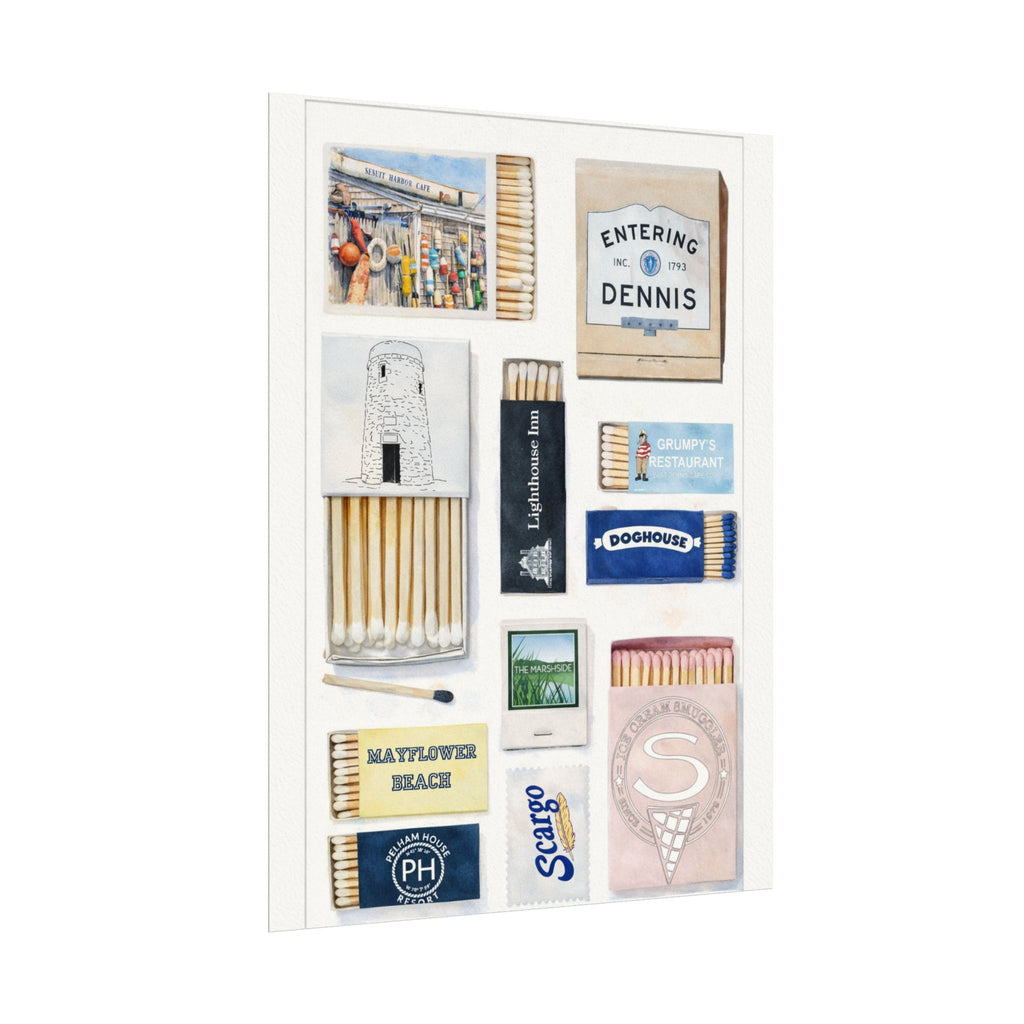 Dennis, MA - Matchbox print