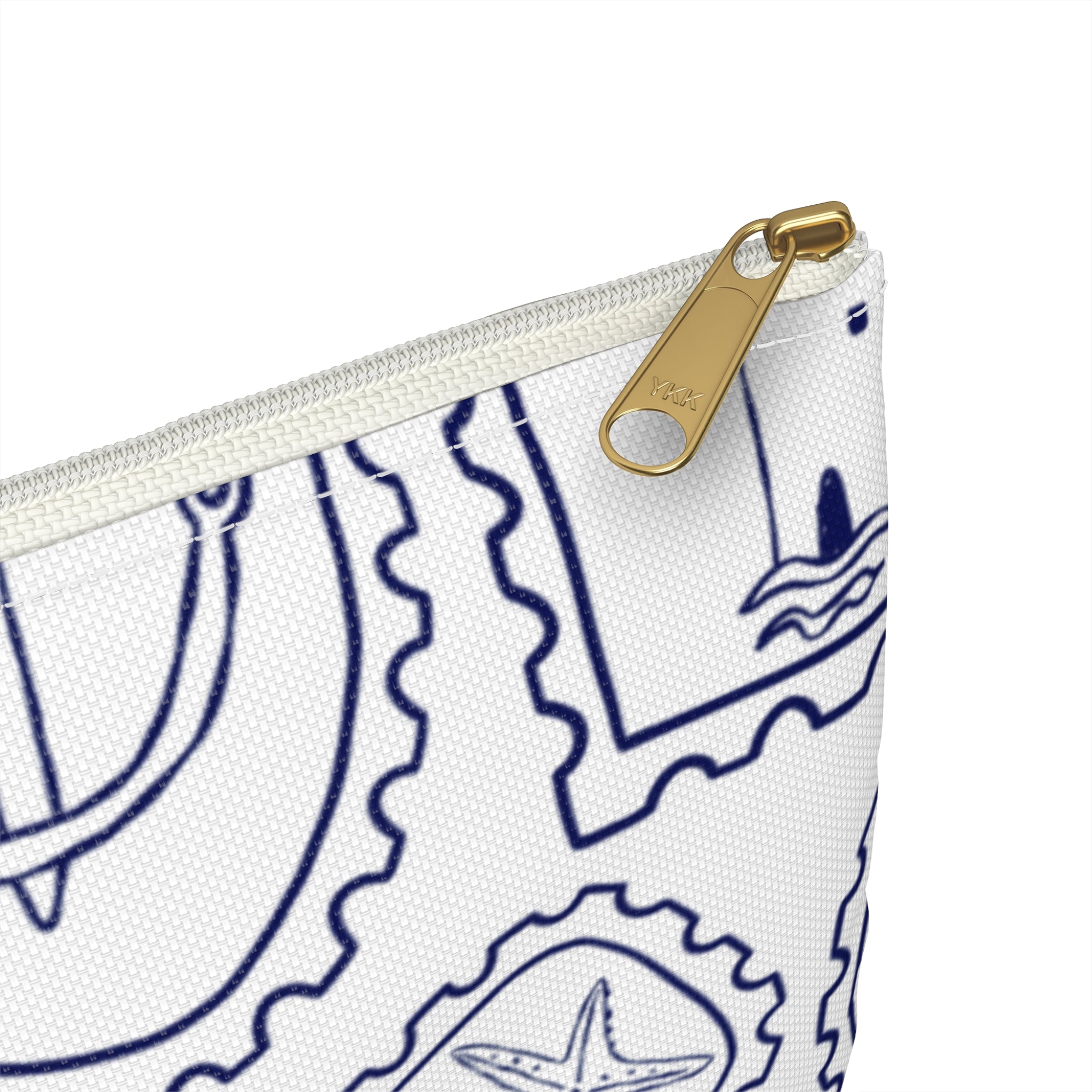 Stamped by the Sea- Toiletry bag/ Make up Bag