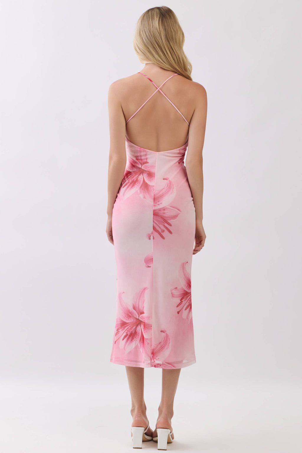 Hibiscus haze maxi dress