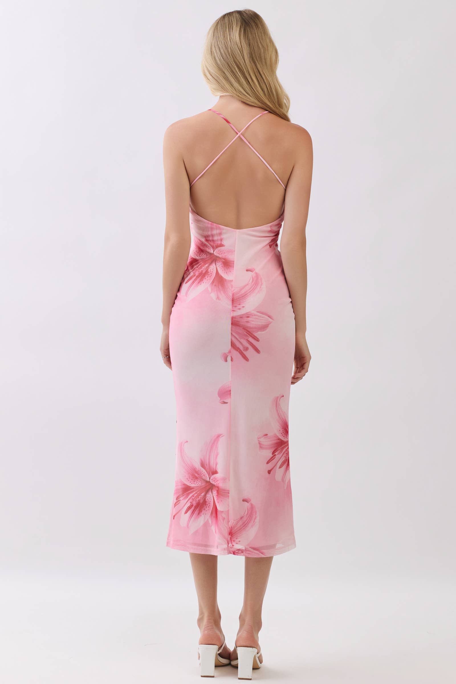 Hibiscus haze maxi dress