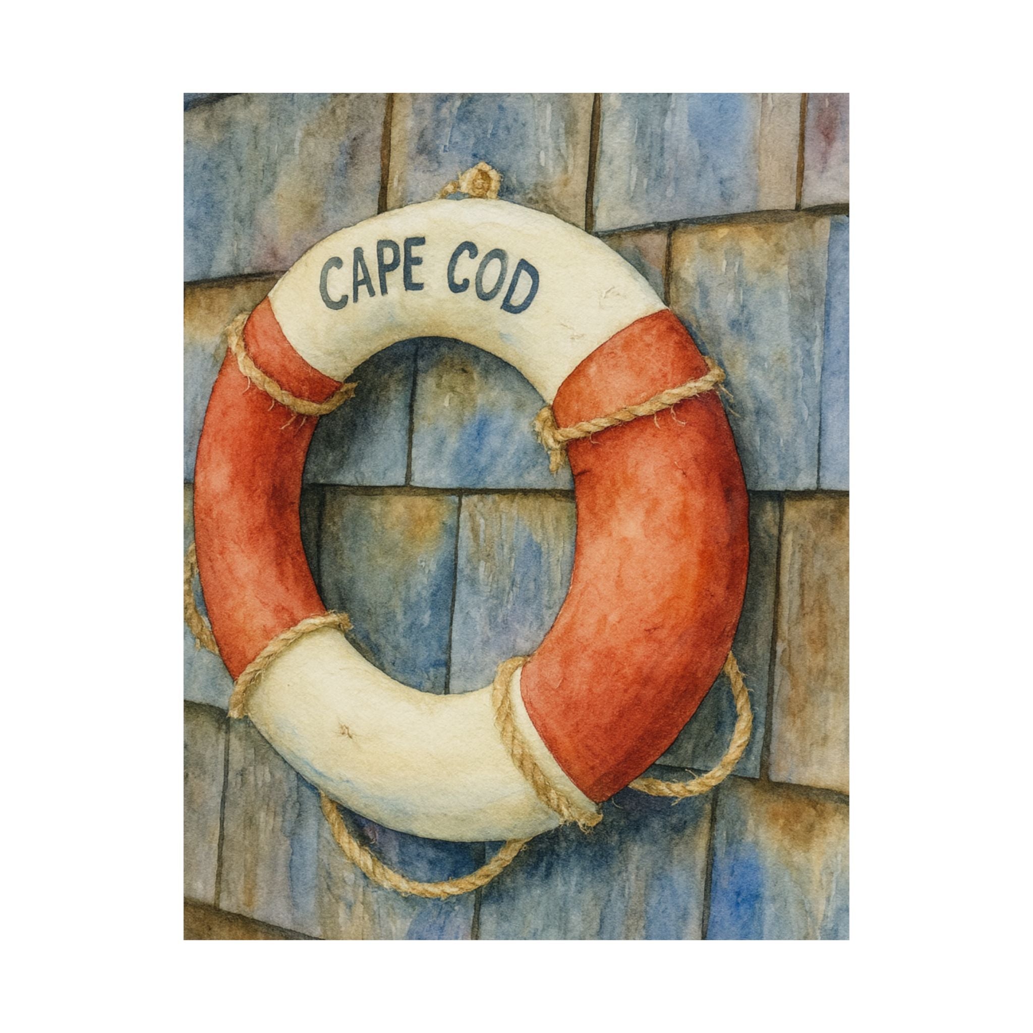 Cape Cod Lifesaver Print