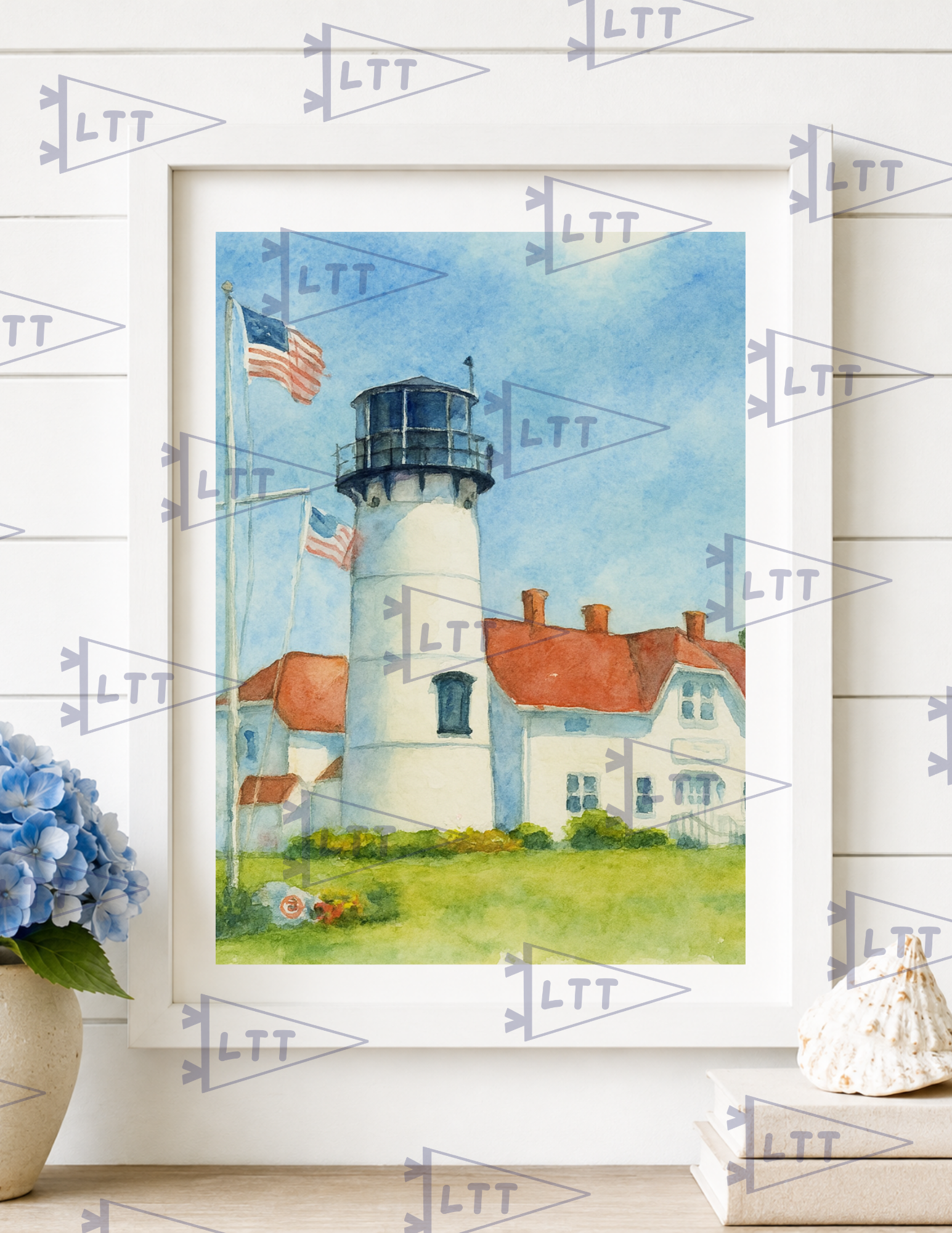 Nauset Lighthouse Print and card