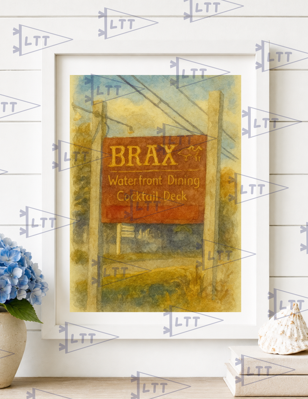 Brax landing Print and card