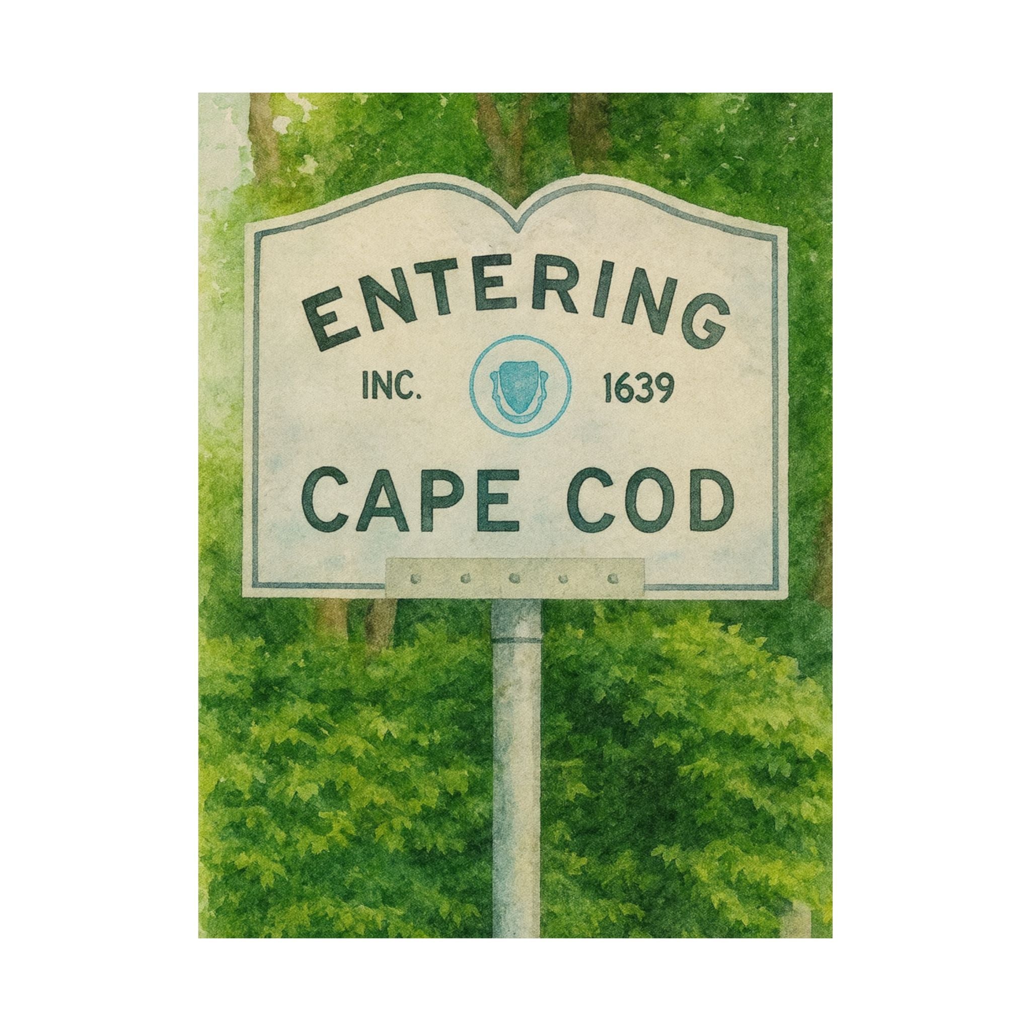 Entering Cape Cod Print