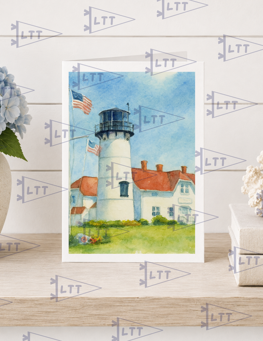 Nauset Lighthouse Print and card