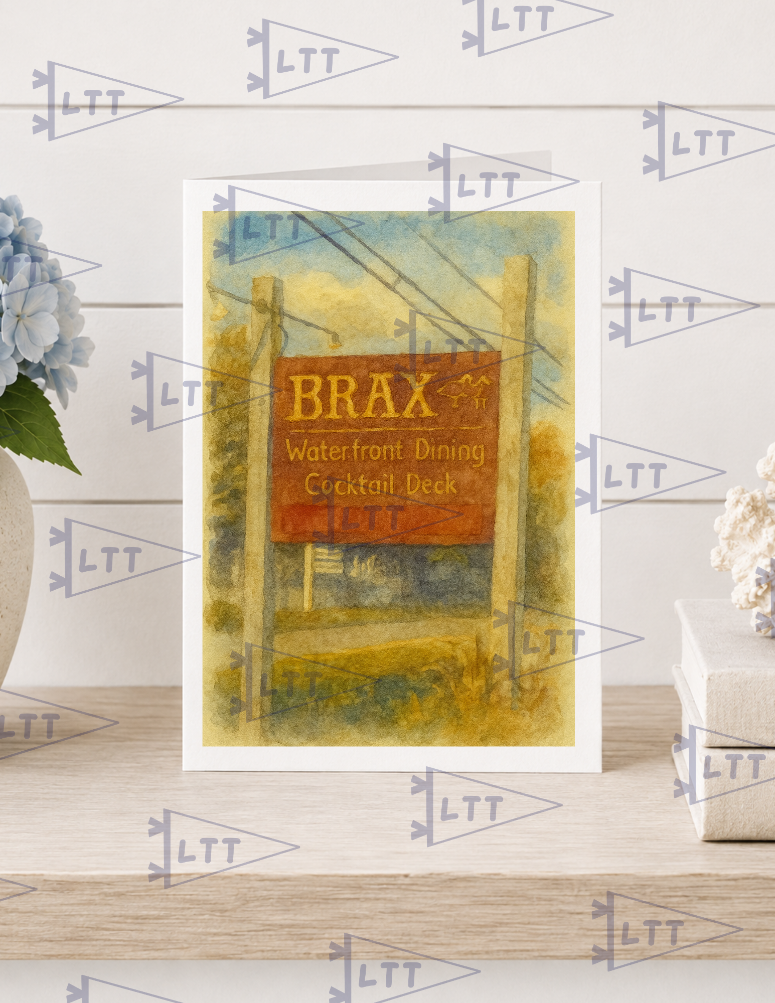 Brax landing Print and card