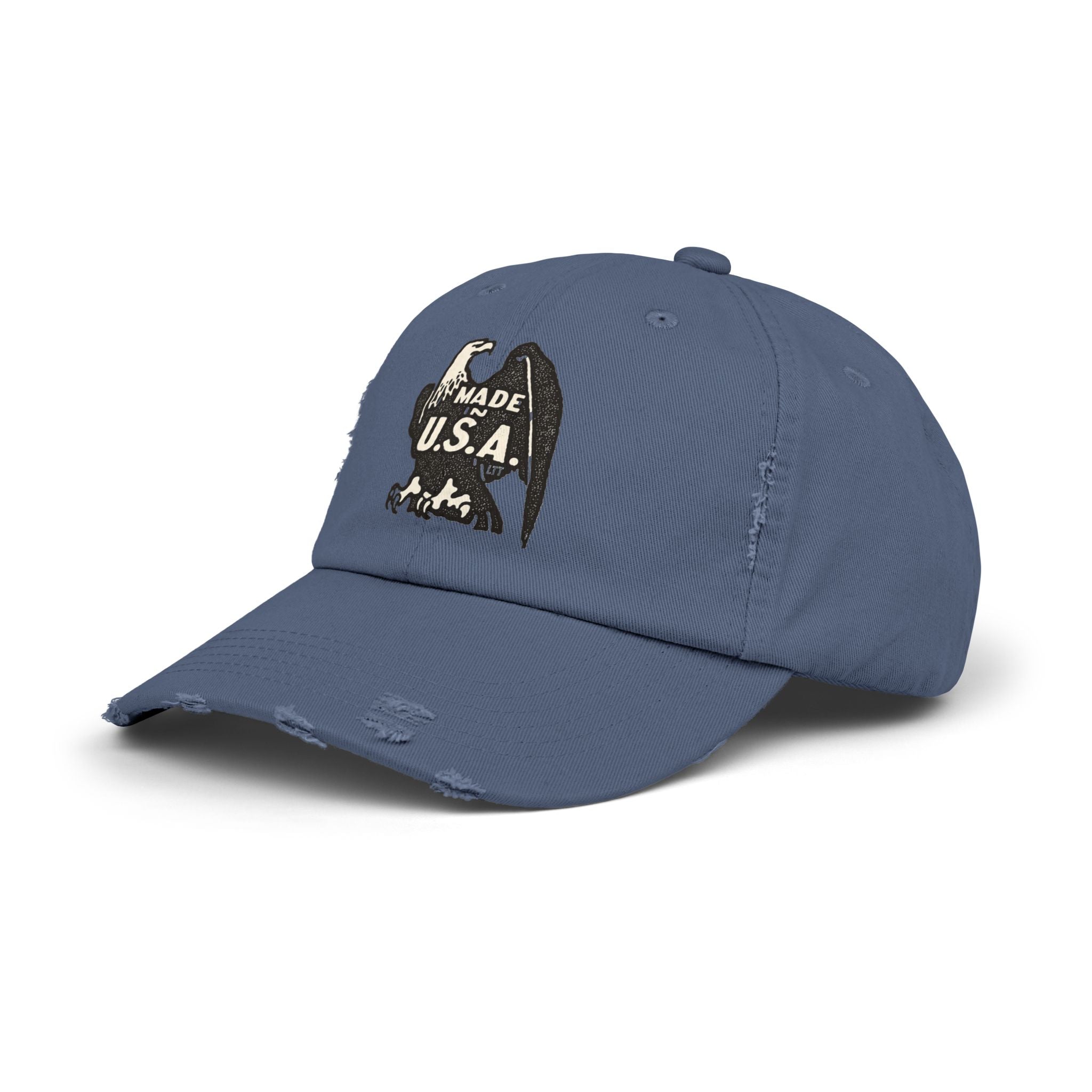 American Made Eagle Distressed Baseball Cap
