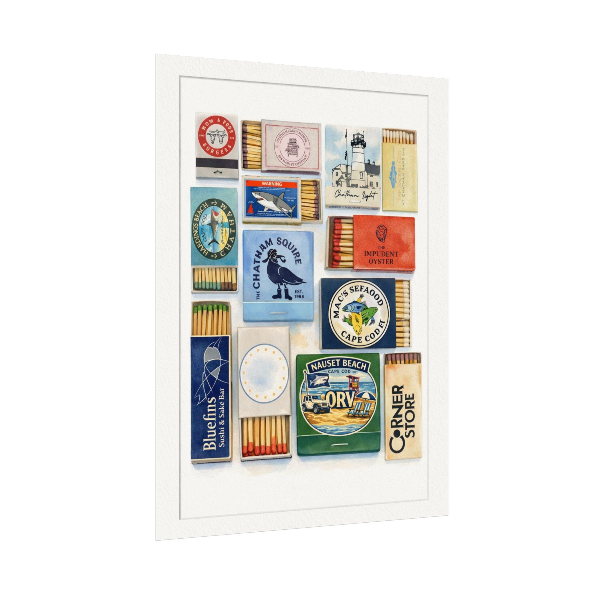 Chatham, MA - Matchbox print