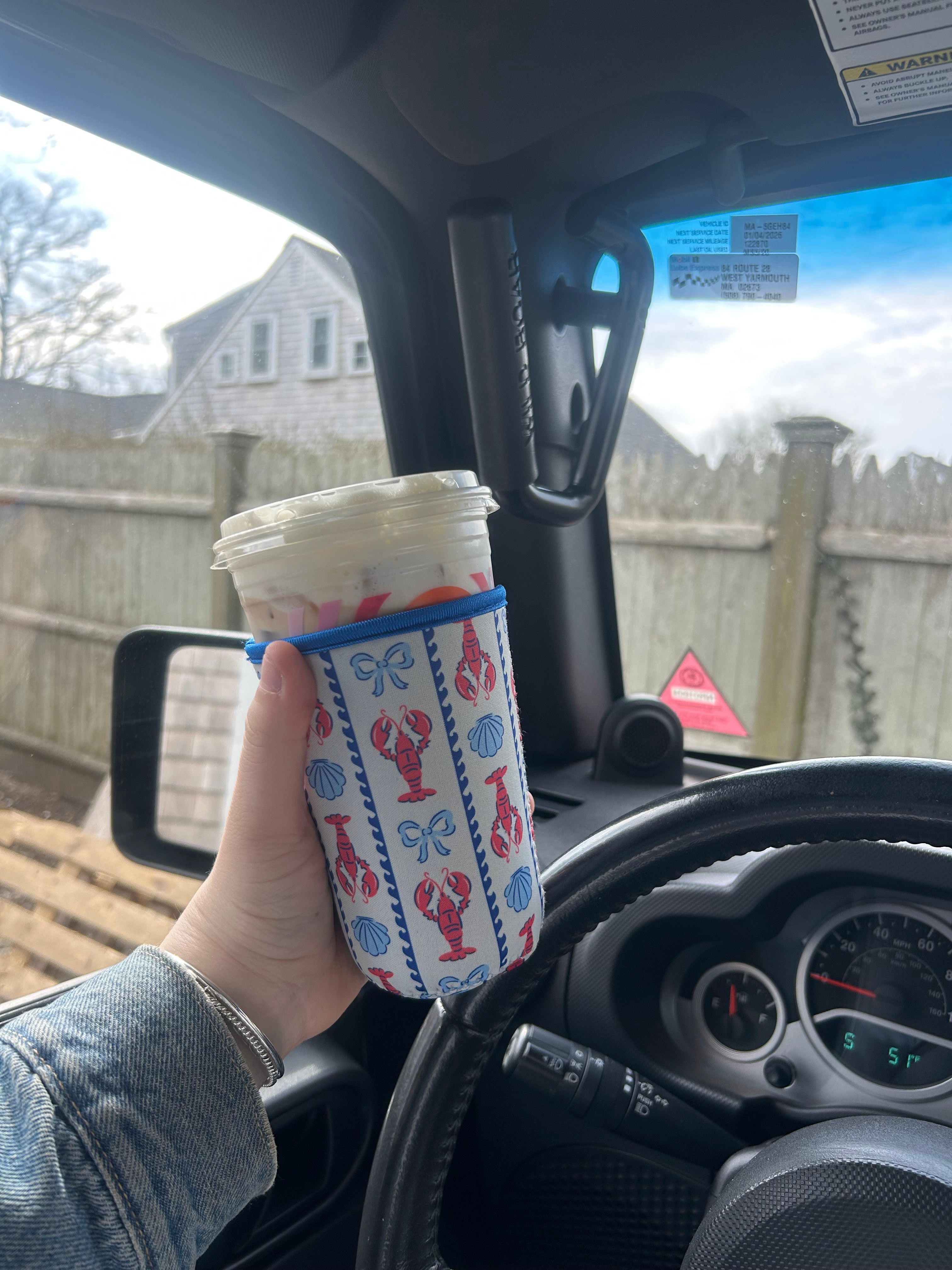 Claws and Caffeine- Coffee Sleeve