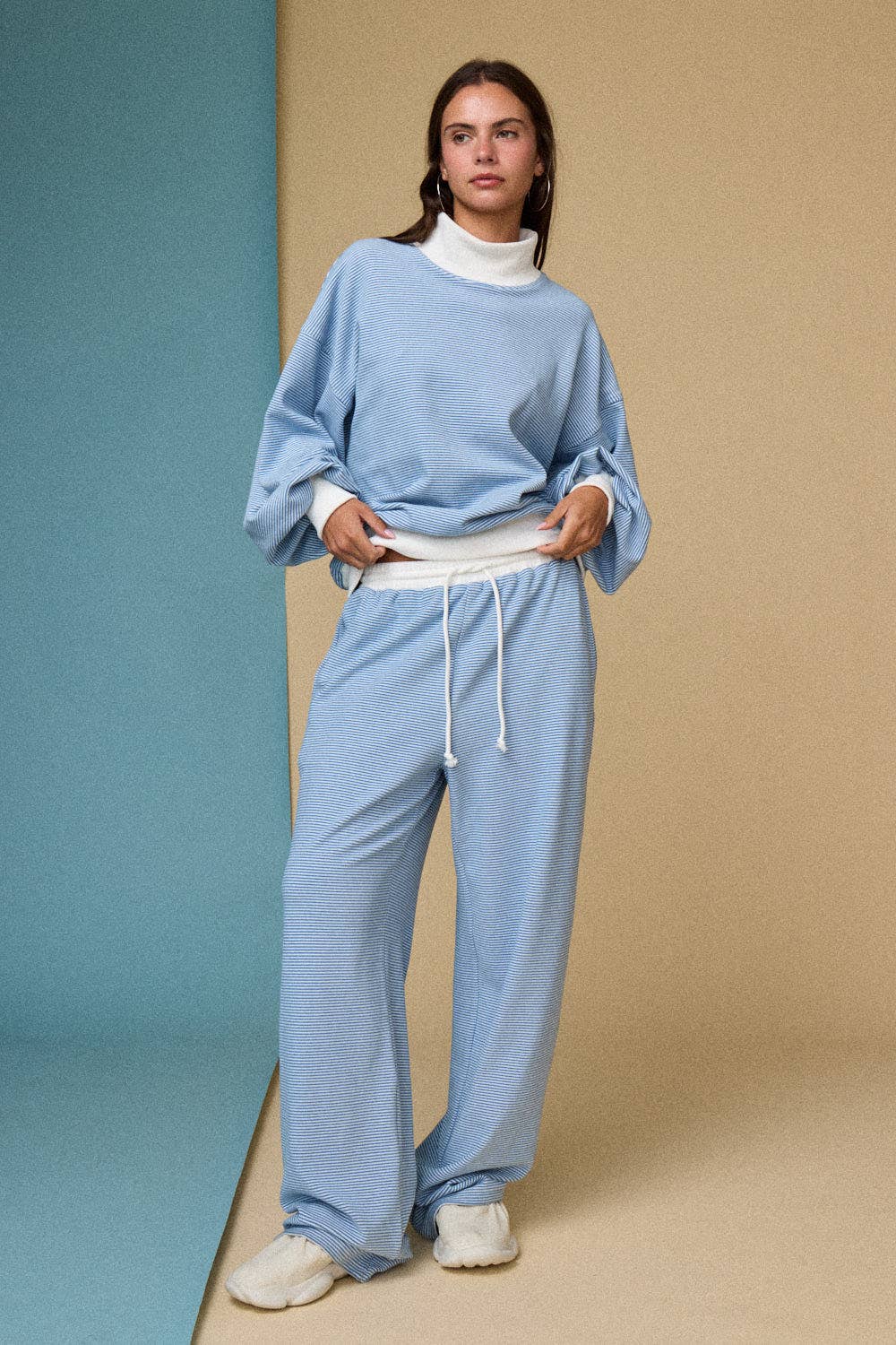 Fleece Stripe Lounge Pant
