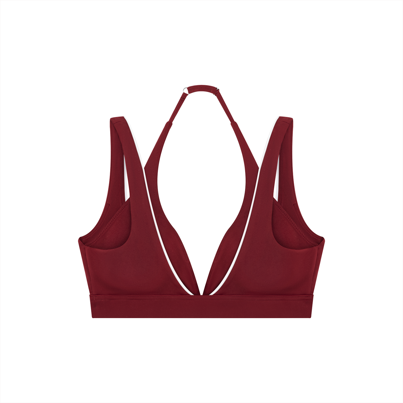 Portside V-neck Halter sports bra