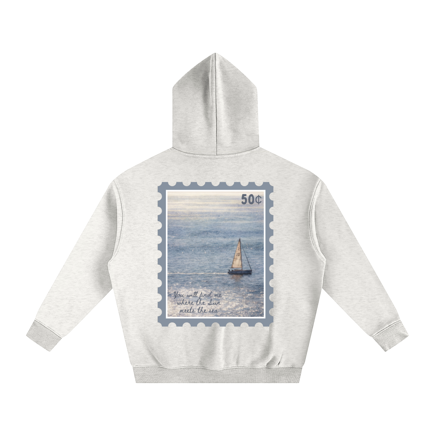 Sailboat Oversized Hoodie