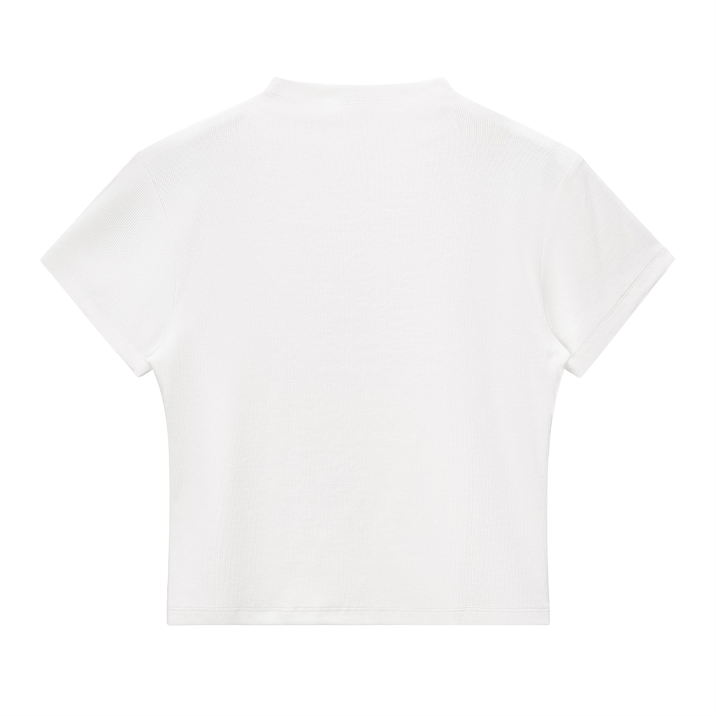 Morning run mock neck tee