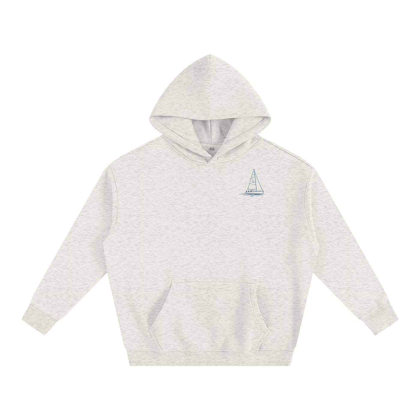 Sailboat Oversized Hoodie