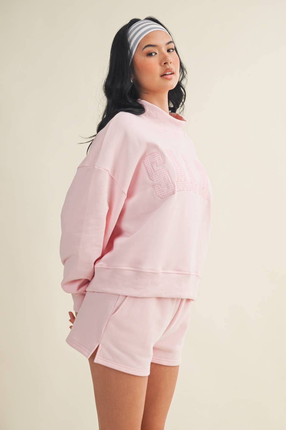 Salty Mock Neck Sweatshirt