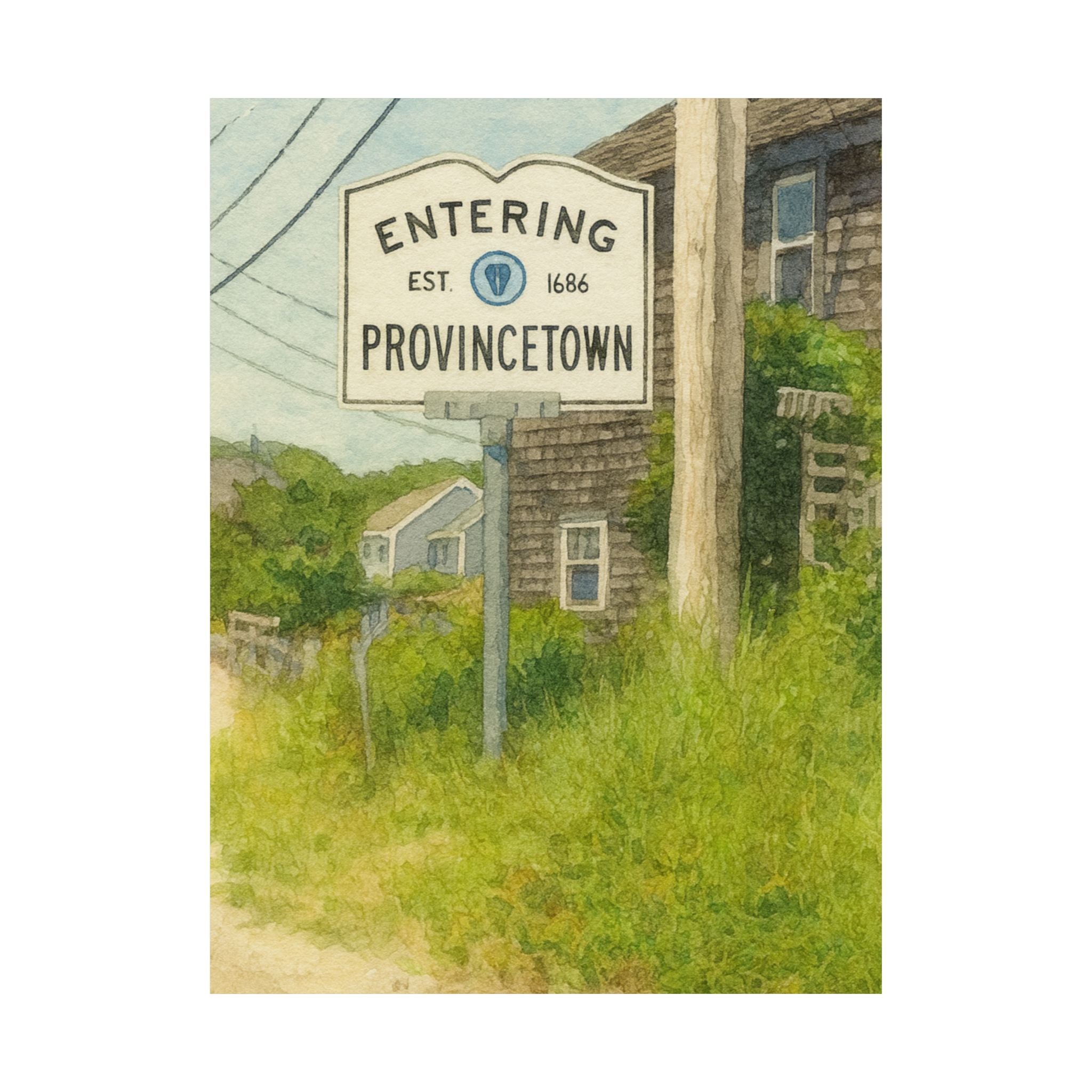 Entering Provincetown Print