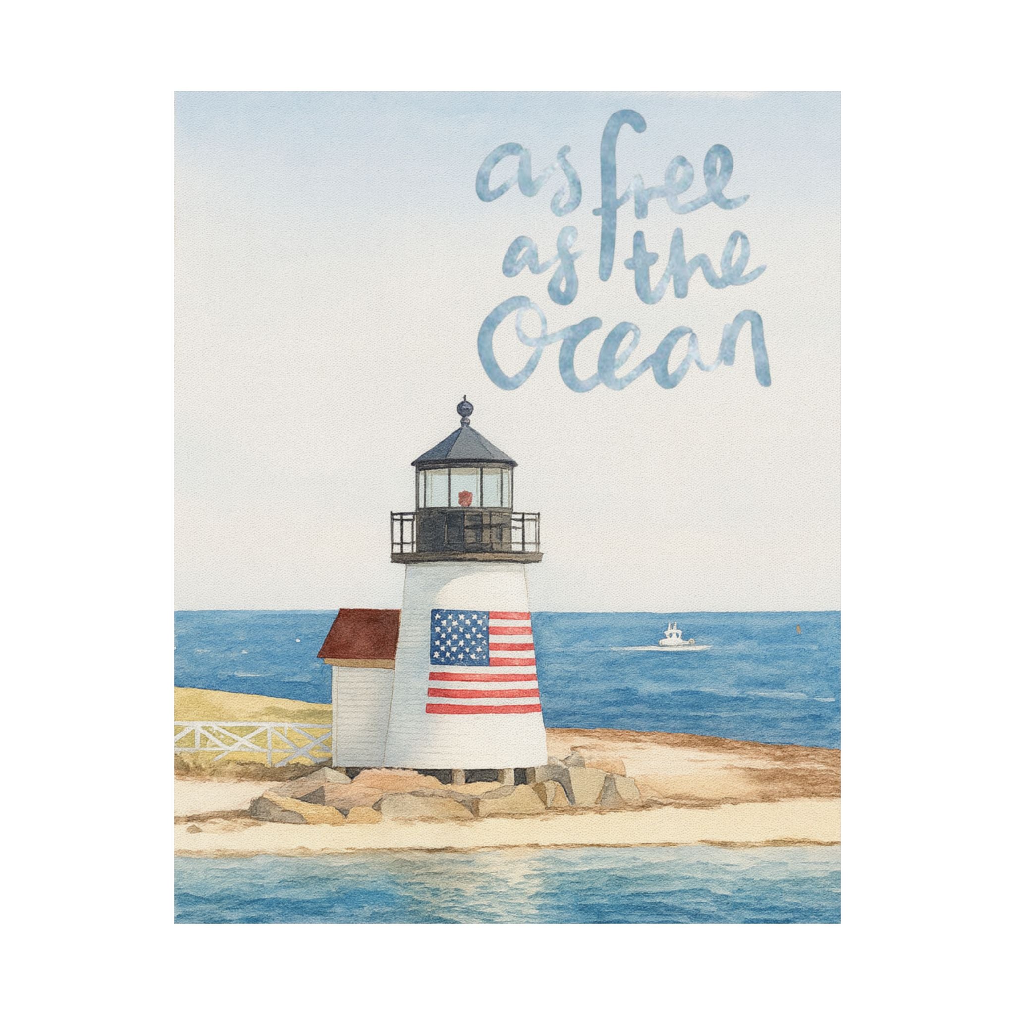 Brant Point Lighthouse, Nantucket Print