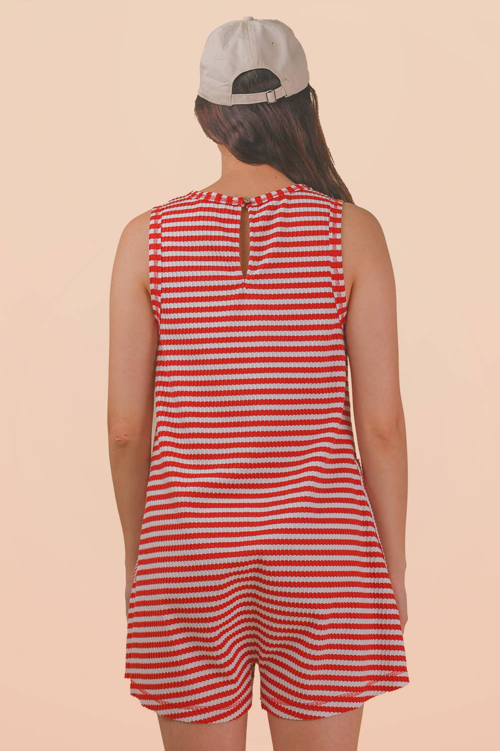 Chelsea Knit Striped Romper