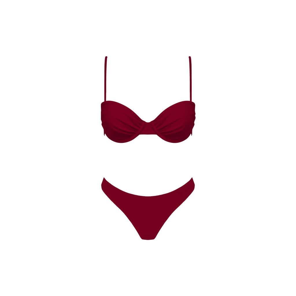 red right return bikini bottom
