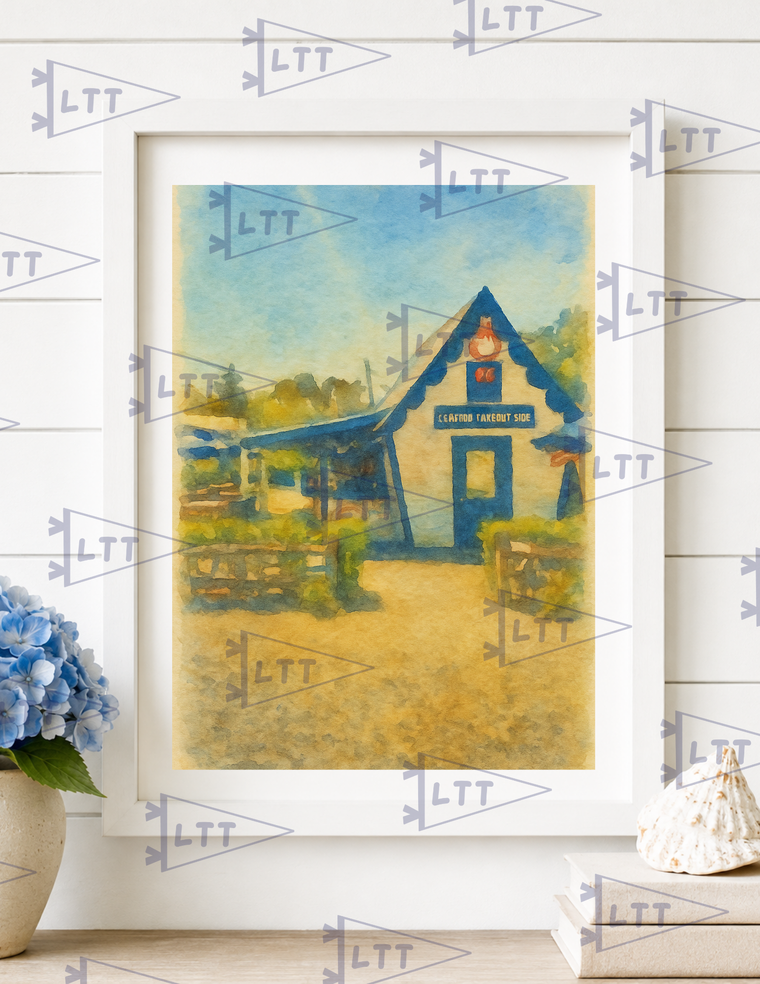 Dog House Print and card