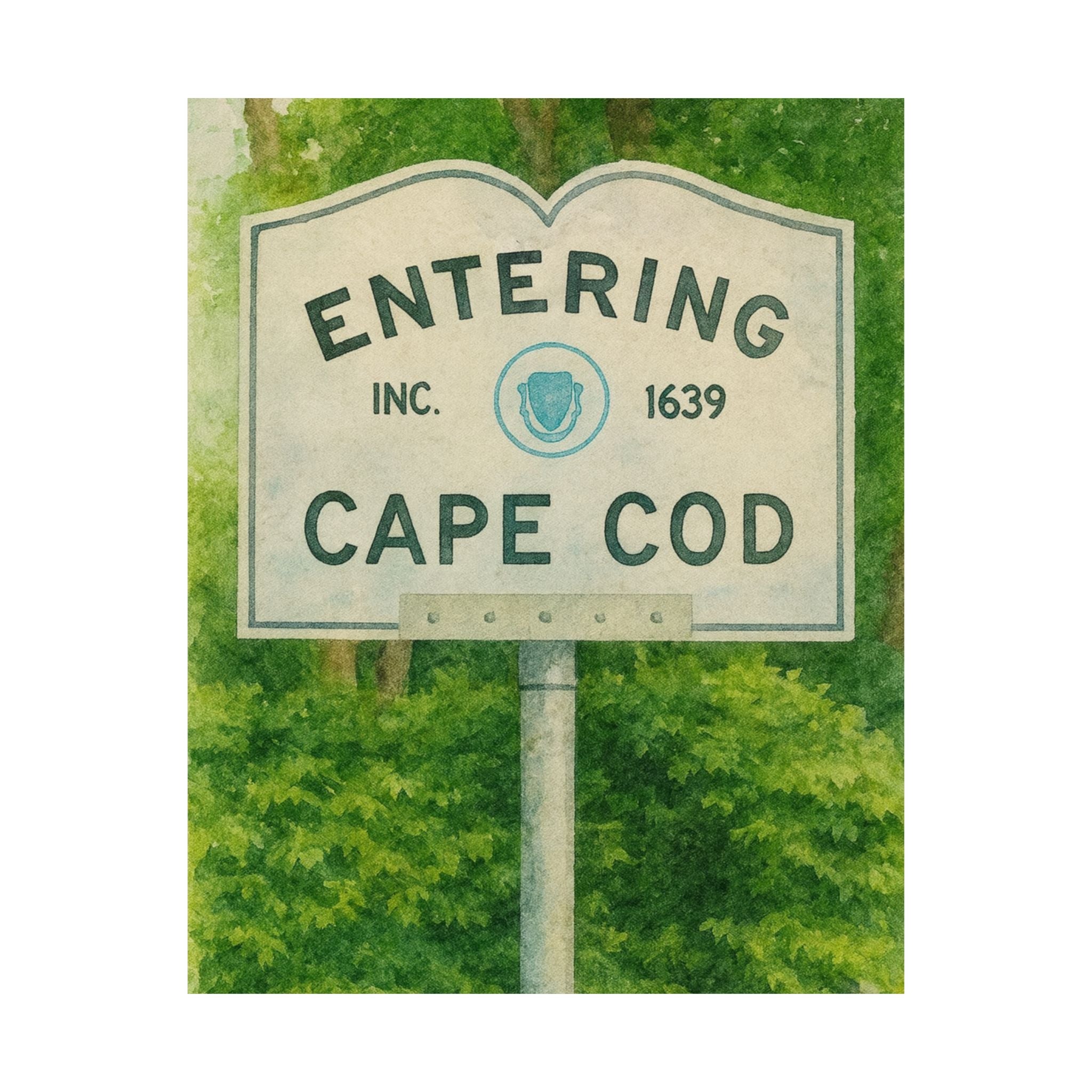 Entering Cape Cod Print