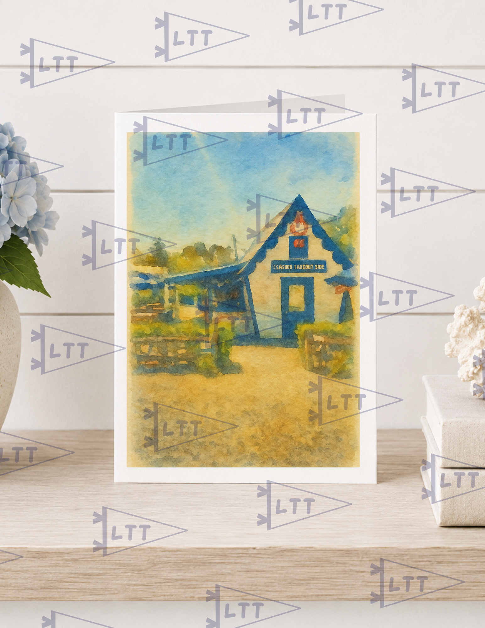 Dog House Print and card