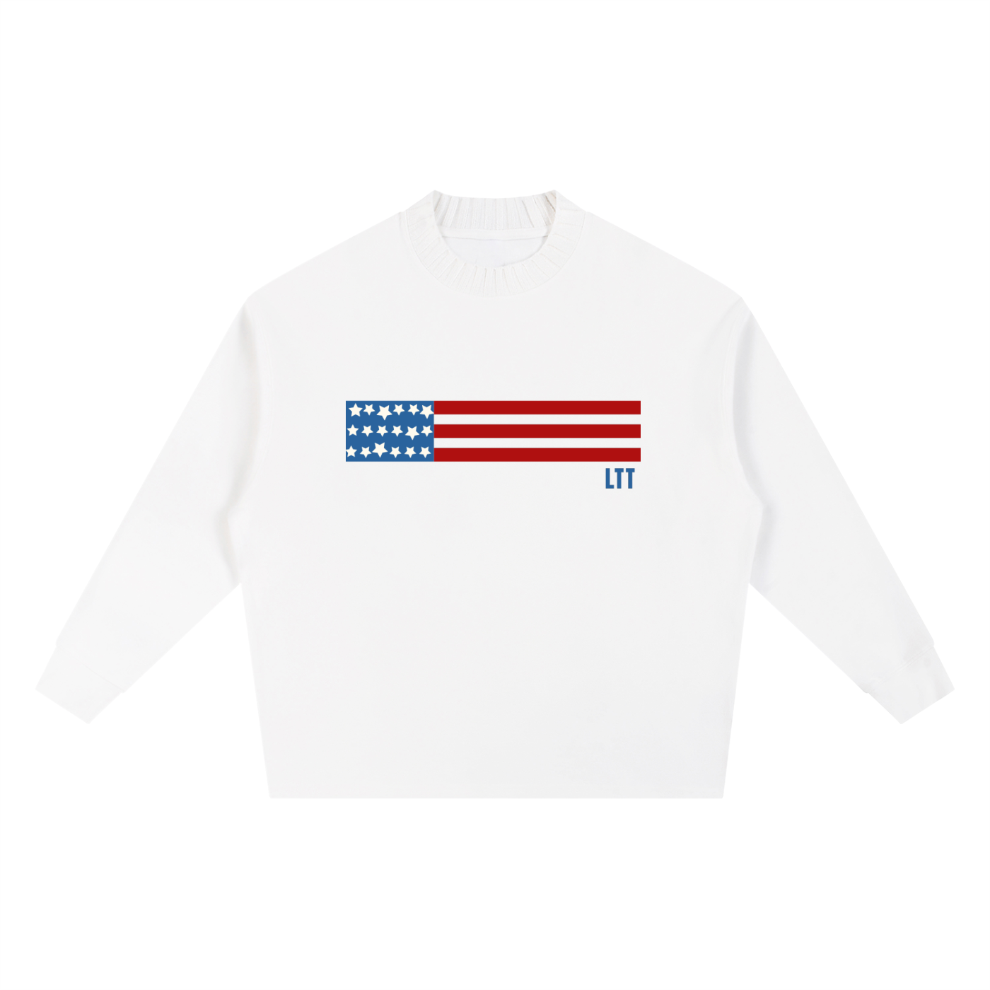 Knitted Round Neck Oversize Sweatshirt