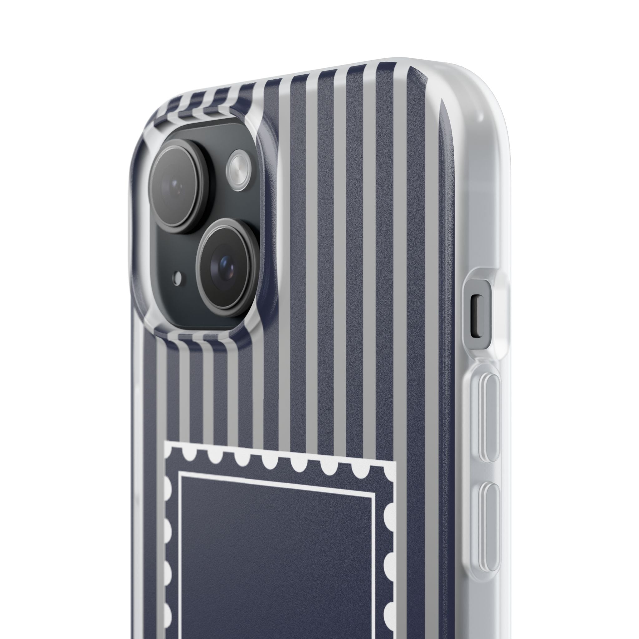 All day Offshore boat- Navy Stripe phone case