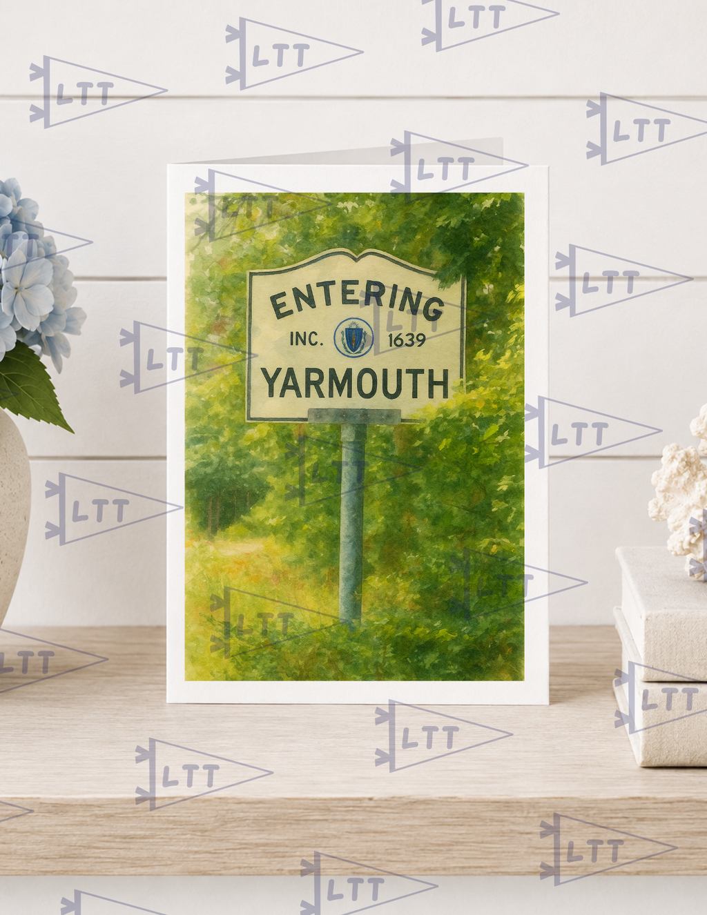 Entering Yarmouth Print and card