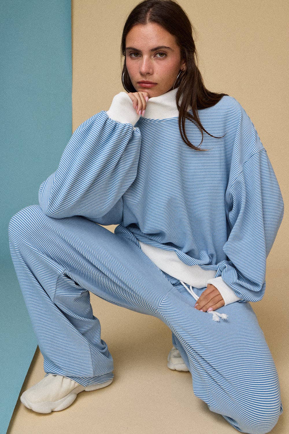 Fleece Stripe Lounge Pant