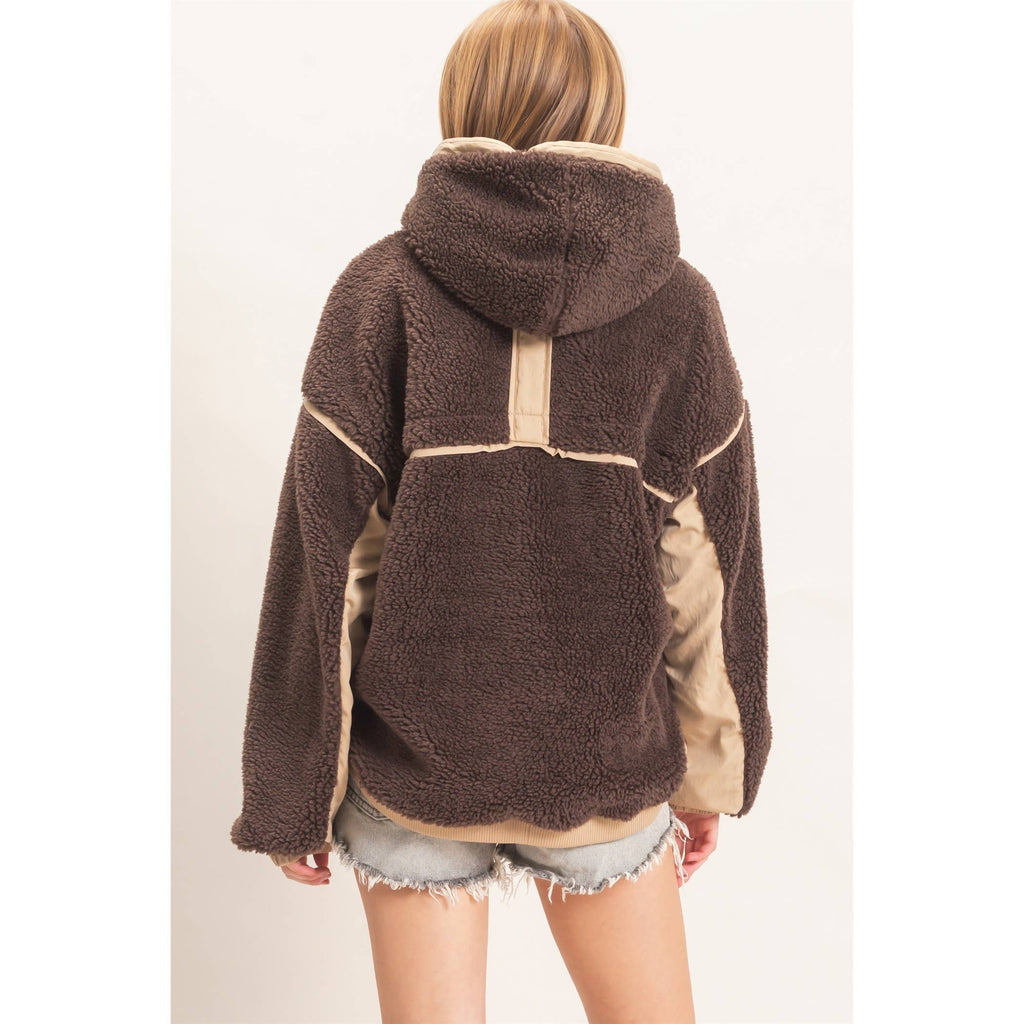 Hot Chocolate Sherpa Jacket