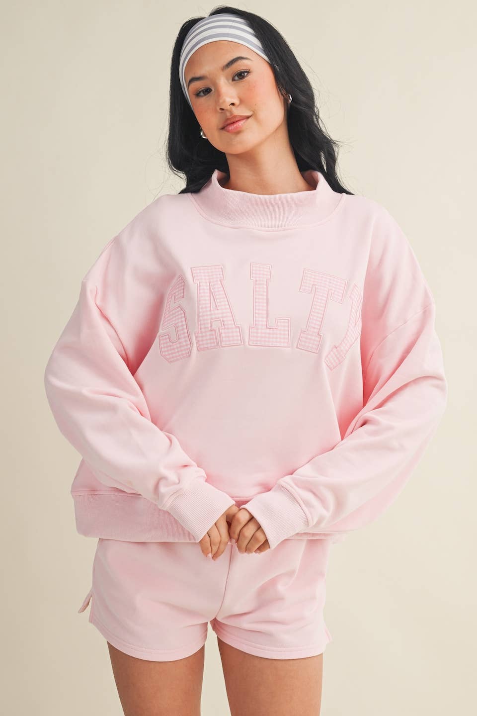 Salty Mock Neck Sweatshirt
